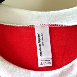 American Apparel Red T-shirt Dress